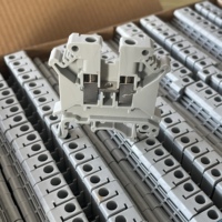 Bloc de bornes à vis ignifuge pour rail DIN, connecteur de fil 2,5 mm², 4 mm², 6 mm², borne à vis pour l'automatisation industrielle