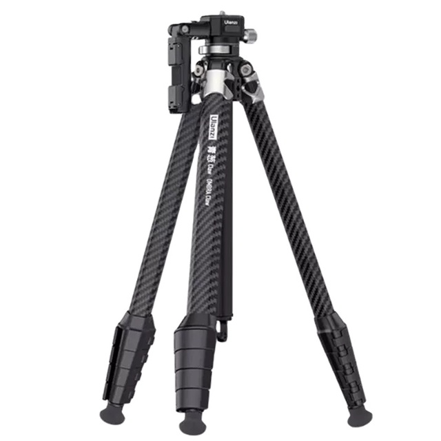 Ulanzi TT08 OMBRA Claw Carbon Fiber Tripod Quick Release Teleprompter Tripod for DSLR Camera Smartphone 360 Adjustable Tripod