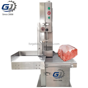 Nueva sierra eléctrica semiautomática para cortar huesos, 220V, de acero inoxidable, móvil, para uso agrícola y procesamiento de carne congelada. - Product Image 3