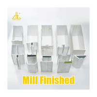 Extrusion d'aluminium sur mesure de tous types pour le verre, profilé en H en aluminium, fabricant de presses d'extrusion d'aluminium
