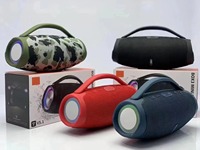 Enceinte Bluetooth sans fil BOX3 MINI LED avec poignée, enceinte portable extérieure colorée, système audio avec subwoofer, lecteur de musique portable, étanche IPX4