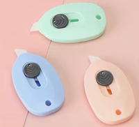 Cutter de poche portable en céramique avec lame rétractable, ouvre-lettre de sécurité pour l'ouverture de colis et d'enveloppes