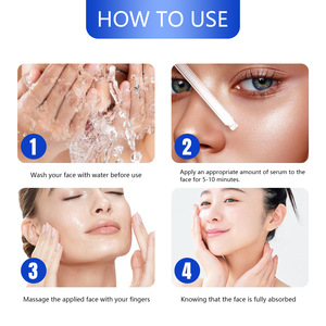 Suero Facial Multi-Péptidos 4 en 1 con Niacinamida, Vitamina C, Ácido Hialurónico y Vitamina E, Antiarrugas e Iluminador para Todo Tipo de Piel, Uso Doméstico - Product Image 5