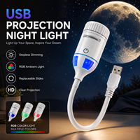 Nouveau projecteur galaxie USB 2-en-1 2026, projecteur d'étoiles HD, veilleuse, lampe de décoration d'intérieur grand angle effet aurore, fournisseur d'usine ODM