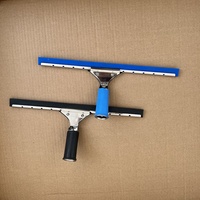 Serpillère industrielle double face en acier inoxydable durable avec raclette EVA pour nettoyage des sols – Serpillère magique