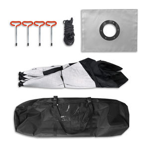 Tente <span class=keywords><strong>de</strong></span> sauna extérieure robuste en tissu Oxford 210D pour 3-4 personnes, fonction vapeur humide, sauna extérieur portable - Product Image 6