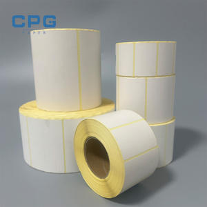 ผู้ผลิตขายส่งสติกเกอร์ฉลากบาร์โค้ดปลอดสาร BPA ขนาด 100x150 กันน้ำ ฉลากกระดาษความร้อนแบบติดเอง ขนาด 4x6 นิ้ว - Product Image 1