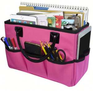 <b>Make</b>-<b>up</b> Storage with Handles for Travel Teacher Helper Bag for Arts Books Stationery Office <b>Desk</b> Organization - Product Image 2