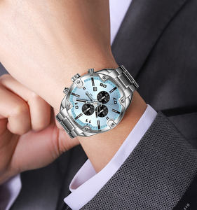 SKMEI 9387 カスタムロゴ腕時計 卸売価格 ビジネス腕時計 ステンレススチール 防水30M クォーツ メンズ腕時計 - Product Image 3