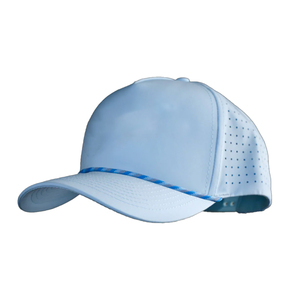 Chapeau de Golf de Performance unisexe de haute qualité chapeau Snapback respirant 5 panneaux Polyester trou découpé au Laser chapeau perforé ODM/OEM - Product Image 5