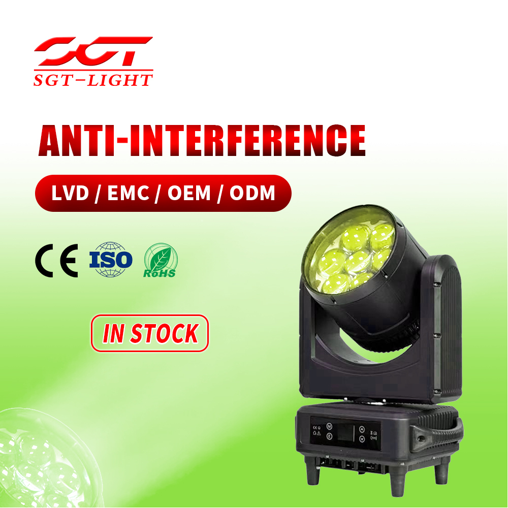 Hot Selling IP65 Waterproof 7*60W RGBW Bee Eyes Moving Head Stage Light DMX512 Control High CRI 95 Outdoor Concert Music