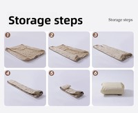 Matelas gonflable large et respirant pour dormir, auto-gonflant + air + matelas floqué pour jardin, plage, pique-nique