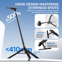 Tongsis Ulanzi TT88 4 in 1, Tripod Ponsel, dan Holder Ponsel Magnetik untuk Vlog dan Siaran Langsung