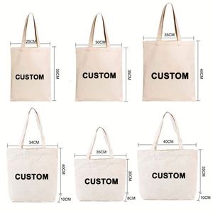 Reusable Canvas Vest <b>Bag</b> Large Capacity Shoulder <b>Bag</b> for Grocery <b>Beach</b> Travel Daily Use - Product Image 4