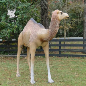 Outdoor Life Size Große Harz Tiers kulptur Fiberglas Kamel Statue für den Garten - Product Image 3