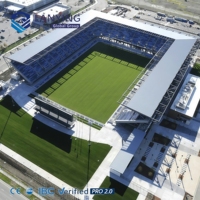 Edificio de Gimnasio Multideportivo Prefabricado con Estructura de Acero, Certificado ISO y CE, con Sistema de Techo Aislado de Gran Vano