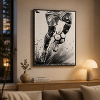 Peinture à l'huile Art Déco 100% faite à la main sur toile de coton 450 GSM avec cadre, tailles personnalisées pour usage domestique et commercial