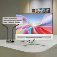 Moniteur LCD ultra-fin de 27 pouces, écran double face, 1080P, moniteur d'ordinateur de bureau avec support métallique, accepte OEM ODM, neuf d'usine