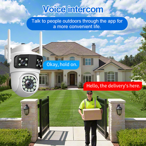Outdoor Surveillance Camera 6MP Wi-Fi Night <b>Vision</b> Ceiling-Mounted Gimbal With Alarm Home Industrial Use - Product Image 3