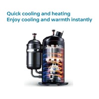 Facile à installer R32 Refroidissement uniquement AC Plug and Play Design 24000 BTU Climatiseur au sol pour bureau avec télécommande