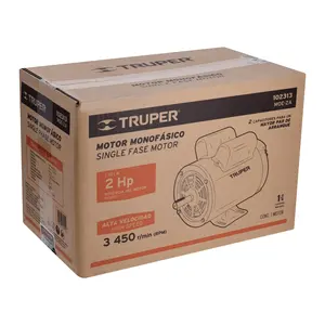 Motore elettrico monofase ad alta velocità Truper 2 HP - Product Image 4
