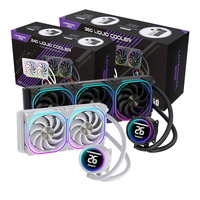 Refroidisseur liquide AIO LOVINGCOOL 360 mm, radiateur à eau, plaque froide en cuivre, ventilateur ARGB, compatible Intel et AMD, pour PC de jeu, expédition immédiate, certifié CE