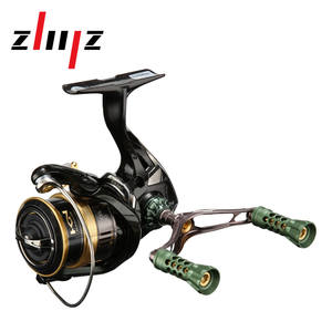 Poignées <span class=keywords><strong>de</strong></span> moulinet <span class=keywords><strong>de</strong></span> pêche en métal à trous en nid d'abeille ZLIILZ, compatibles avec Daiwa, Shimano - Product Image 5