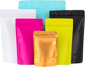 Sachet d'emballage alimentaire personnalisé en aluminium imprimé avec fermeture éclair, pochette laminée de qualité alimentaire pour thé en vrac/aliments - Product Image 5