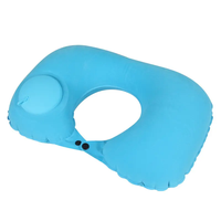 Oreiller de voyage gonflable en forme de U pour camping Oreiller de plage ultraléger