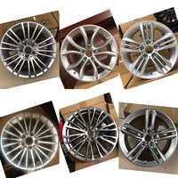 Jantes en alliage d'aluminium neuves de 17 pouces PCD 5x112 finition argent pour Mercedes Classe C W205 W206