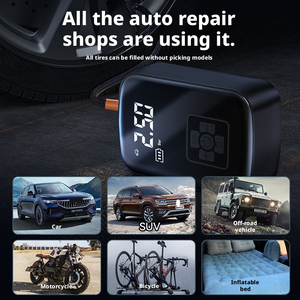 Pompa Pengisi Ban Mobil Berkabel Portabel Listrik Kecil - Product Image 3
