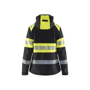 BLAKLADER - 440425139933XL Veste softshell haute visibilité pour femme Noir/Jaune-EAN 7330509849866 HI-VIS WORKWEAR - Product Image 2