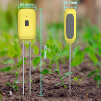 Testeur de sol intelligent 2 en 1 avec détection de la température et de l'humidité, plage de 0 à 90 et de 0 % à 100 % HR