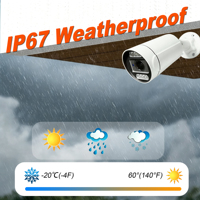 5MP Analog Security Bullet Camera Outdoor, 5X Optical Zoom,4-in-1(TVI/CVI/AHD/CVBS),IR Night Vision,Built-in Mic,IP67,Metal,NTSC