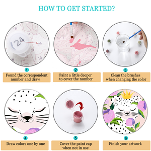 Kit de peinture par numéros DIY, plusieurs tailles, art ligné fait main avec loupe, peinture comestible, peinture sous vide, bois <span class=keywords><strong>russe</strong></span> - Product Image 3