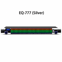Égaliseur graphique professionnel EQ-888S Pro 2 canaux 31 bandes 1/3 d'octave, contrôleur de fréquence audio pour montage en rack, pour studio et sonorisation de concert