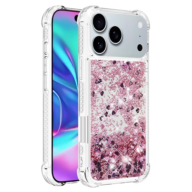 Wholesale Shockproof Quicksand Glitter Soft Silicone TPU Protective Cover Mobile Phone Case for iPhone 17 Pro Max 17 Air