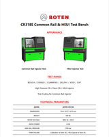 Probador de inyector Common Rail Boten cr318s soporte de banco de pruebas de inyector de combustible diésel electrónico common rail