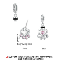 Pendentif cœur en argent sterling 925, gravure personnalisée, collier avec nom personnalisé, plaqué platine, bijoux cadeau, fabrication OEM