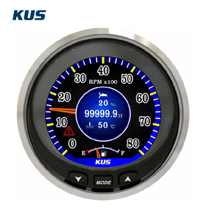 <span class=keywords><strong>KUS</strong></span> マリンゲージ 12V 100mm 3インチ LED ディスプレイ レベルゲージ 計器 J1939 & NMEA2000 対応 - Product Image 4