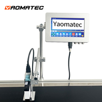 Imprimante jet d'encre CIJ Yaomatec 170P 7 pouces à écran tactile pour date d'expiration, mots, chiffres, date, code QR, code-barres, logo, 12,7 mm