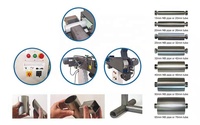 Machine à rainurer manuelle en acier inoxydable, ponceuse à bande métallique et rainureuse de tuyaux