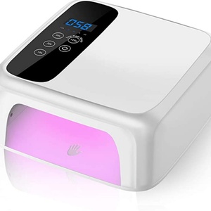 Lampe de séchage pour ongles 15600 mAh 72 W, sécheuse à gel, avec capteur, 4 minuteurs, professionnelle, sans fil - Product Image 2