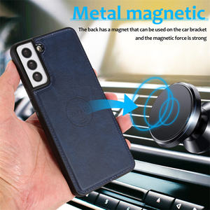 <span class=keywords><strong>เคส</strong></span>โทรศัพท์หนัง PU แบบกระเป๋าสตางค์แม่เหล็กแบบพรีเมียมสำหรับ Samsung S24 S23อัลตร้าพร้อมช่องเสียบบัตรขาตั้งใหม่ - Product Image 4