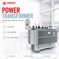 Transformateur de sous-station de distribution 10 kV 0,4 kV triphasé immergé dans l'huile 100 kVA 3000 kVA IEC 60076 pour réseau électrique 50 Hz 60 Hz