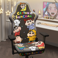 Housse de chaise en spandex en soie de lait, adaptée à la housse de chaise de jeu de bureau, avec housse de siège de fauteuil, personnalisation du motif