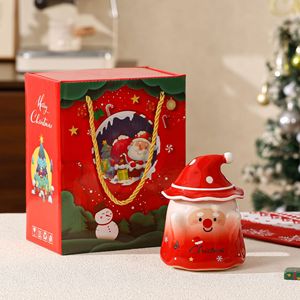 Juego <span class=keywords><strong>de</strong></span> <span class=keywords><strong>Tazas</strong></span> <span class=keywords><strong>de</strong></span> Café Navideñas Creativas con Tapa, <span class=keywords><strong>Diseño</strong></span> Europeo Vintage, Juego <span class=keywords><strong>de</strong></span> Taza y Platillo para Regalo - Product Image 6
