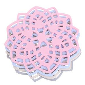 Modern Plastic Coaster Set Heat Resistant Table Pad For Tea Cup Dish Protection Reusable Home Kitchen Use - Product Image 5
