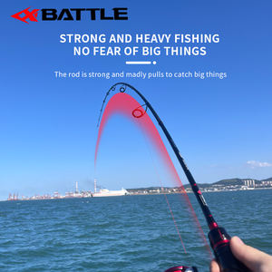 AXIS precio barato 2 secciones fibra de carbono Spinning Casting caña de pescar ML/L potencia media 2, 1m1.98m caña de señuelo agua de mar carga fuerte - Product Image 5