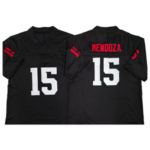Maillot de football pour homme 2026 de haute qualité, cousu, 15 Fernando Mendoza, tailles S-3XL - Product Image 2